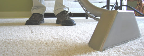 Feet on carpet