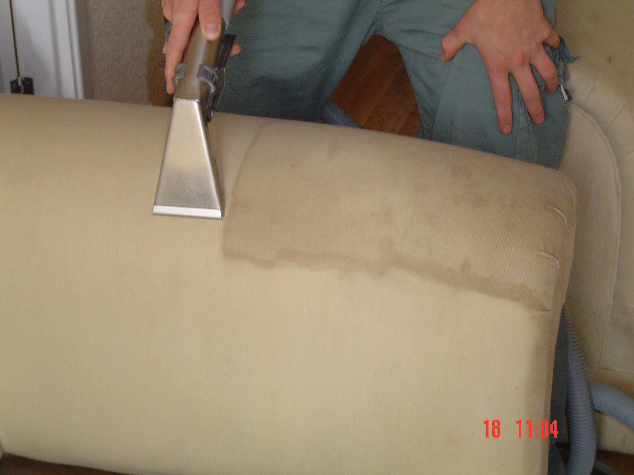 Upholstery being Cleaned in Basildon